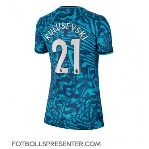 Tottenham Hotspur Dejan Kulusevski #21 Tredje Matchtröja Dam 2022-23 Kortärmad Tottenham Hotspur Dejan Kulusevski #21 Tredje Matchtröja Dam 2022-23 Kortärmad